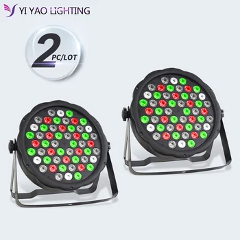 

2pcs/lot 54 x 3W RGBW LED Light 8CH RGBW PAR 64 DMX512 DJ Stage Party Show Birthday