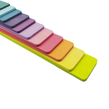 

11pcs Rainbow Building Blocks Plates Nesting Stacker Game Early Learning Toy