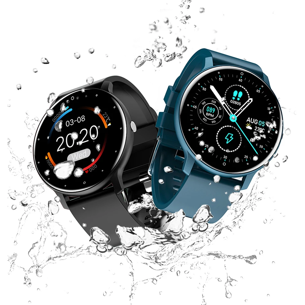 Round Silicon Strap Smart Watch - Image 5