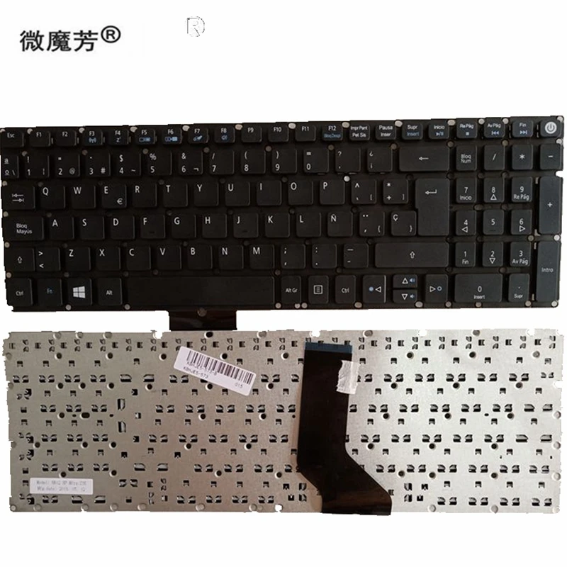 Новая клавиатура с испанской раскладкой для Acer Aspire E5-532 E5-522 E5-573 E5-574 E5-722 E5-752 E5-772 E5-773