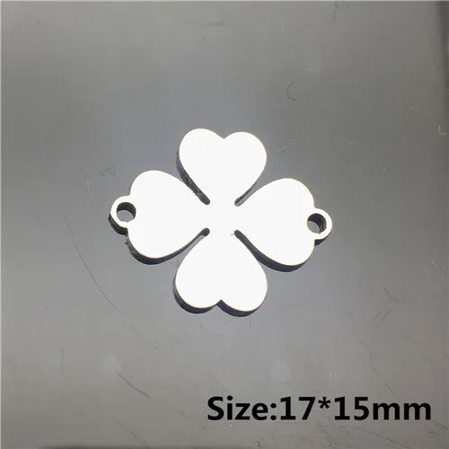 A-clovers 10pcs SS LJJAGLL металлического сплава 10/20 шт./лот Винтаж микс ювелирные соединители для Diy браслет бижутерия ручной работы талисманы изготовления ювелирных изделий ALJQ018 - Цвет: A-clovers 10pcs SS