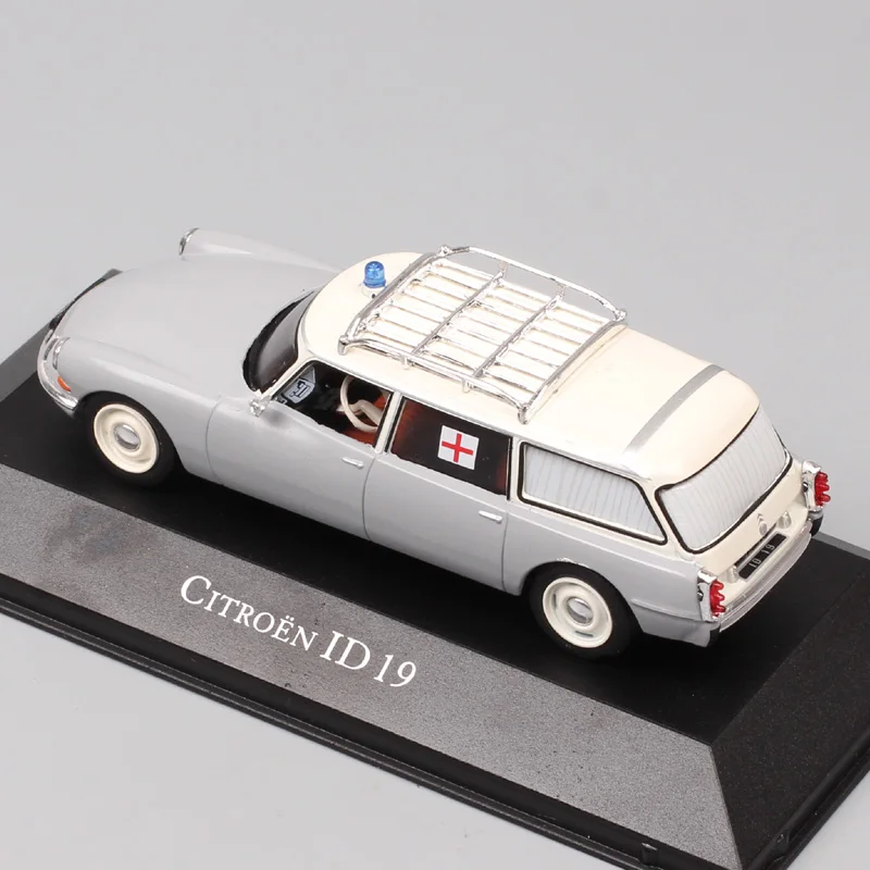 Мини Atlas Editions IXO 1/43 Citroen ID 19 DS супер скорой помощи медицинский металл, полученный литьем под давление и игрушки модели автомобилей весы коллекции автомобилей