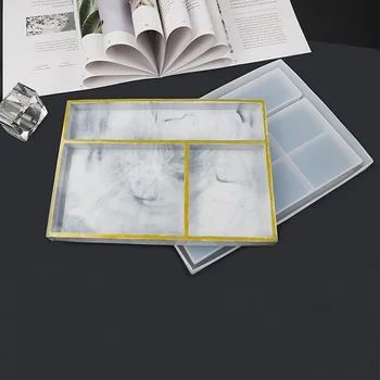 

Handmade DIY Making Silicone Molds For Jewelry Storage Tray Epoxy Resin Modeling Supplies