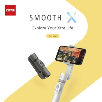 

ZHIYUN Smooth X Handheld Gimbal Portable Stabilizer For Vlog Video SmoothX Smart Tracking