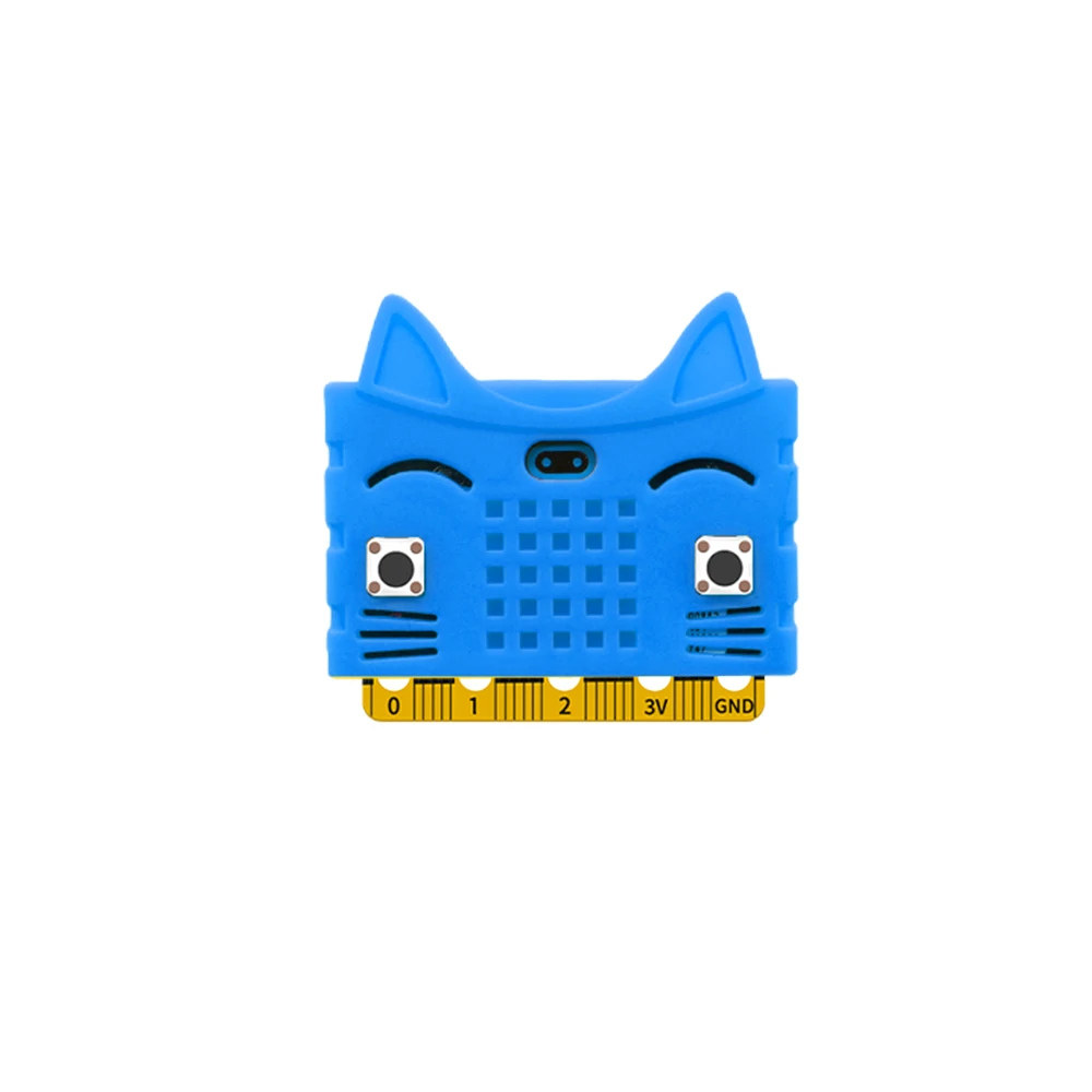 Привет Q! Милый защитный чехол в форме кота силиконовый для micro:bit board (без