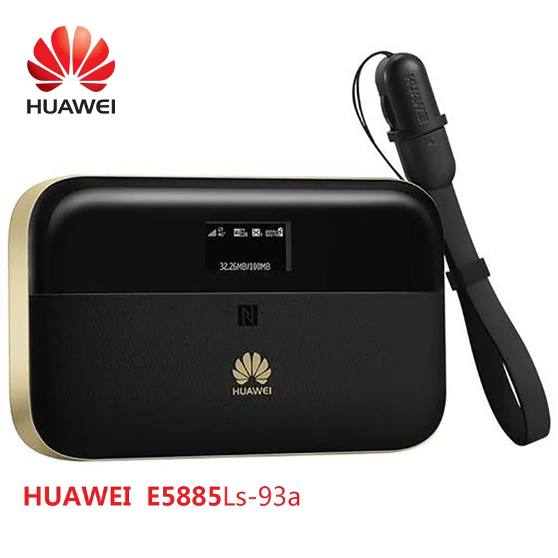 Черный Мобильный аккумулятор 6400 мАч RJ45 LAN Ethernet порт e5885 маршрутизатор 4G 5g huawei e5885ls-93a CAT6 мобильный wifi pro2 - Цвет: Черный