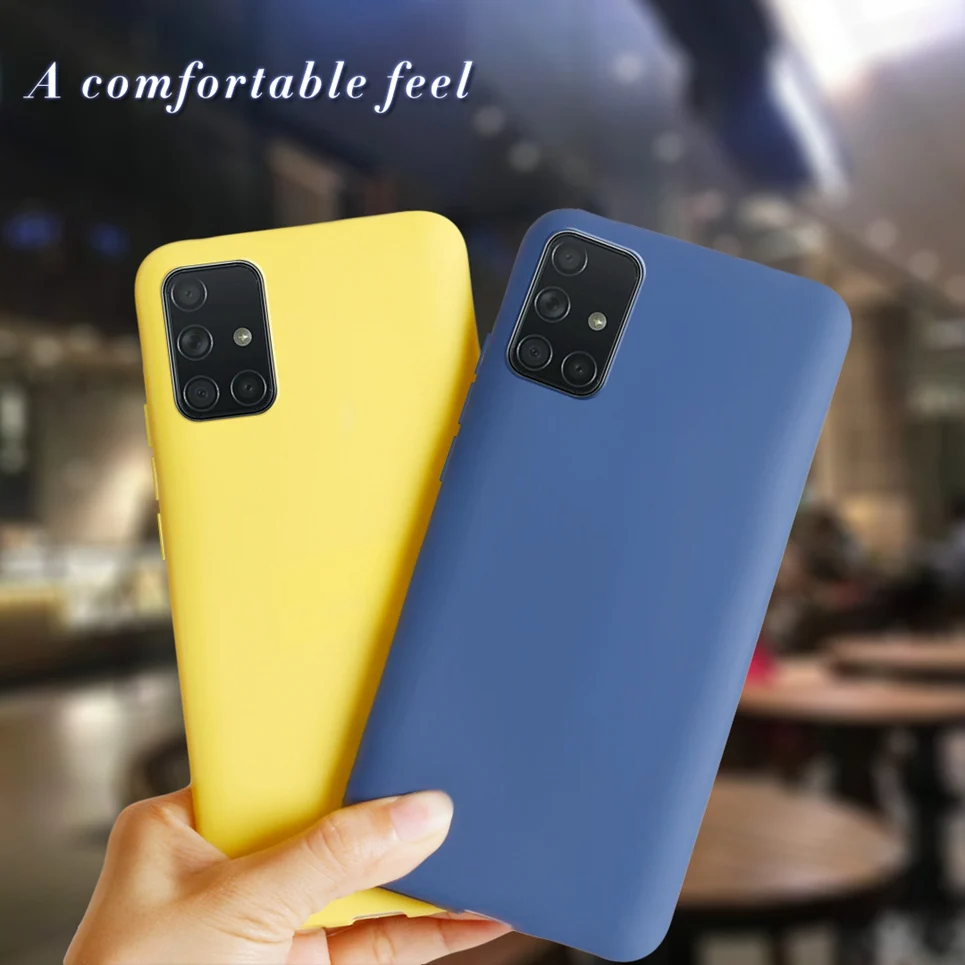 Custodia Per Cellulare Per Samsung Galaxy A71 Custodia Morbida Antiurto Per Fundas Samsung A71 A715F Cover Posteriore Galaxy A 71 5G Paraurti