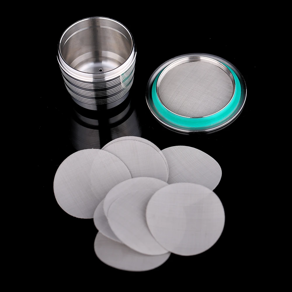 

16PCS Filter Mesh Compatible With Nespresso Food Grade Metal Diameter 27MM Stainless Steel Refillable Capsules DIY Coffee Maker