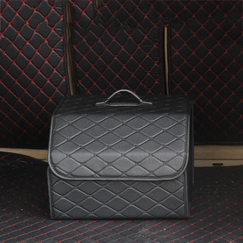 Автомобильный органайзер для багажника, заднее сиденье для заднего сиденья, коробка для хранения, принадлежности для интерьера, Черный Размер s m l