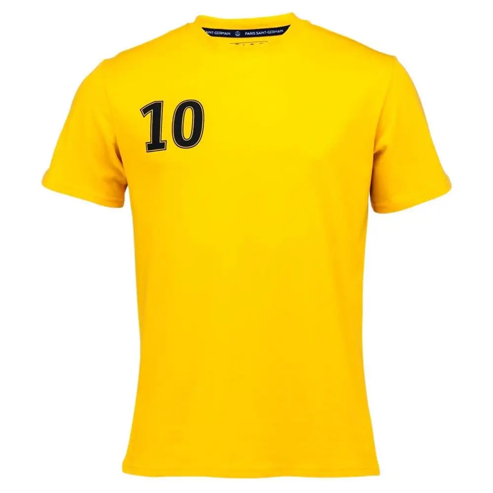 Футболка Homme 'Neymar Jr' Официальная футболка для футбола Jaune Cool Casual pride Мужская
