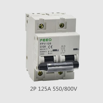 

DC Circuit Breaker 2P 125A DC 550V 800V PV Solar System CE Certificate