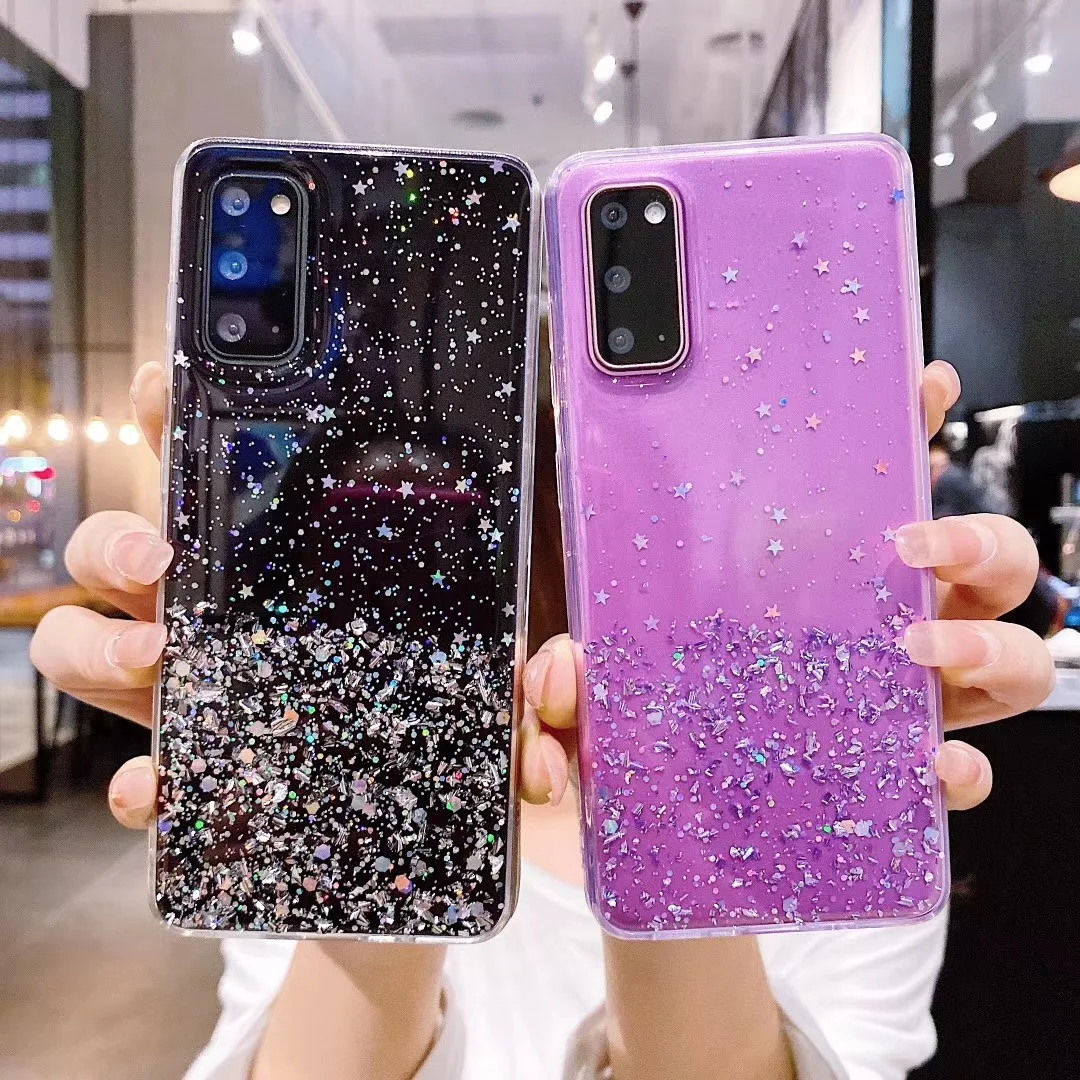 Роскошный блестящий прозрачный чехол накладка для Huawei P40 Lite Y9S Y5P Y6P Y7P 9X Y9 Prime 2019 Honor
