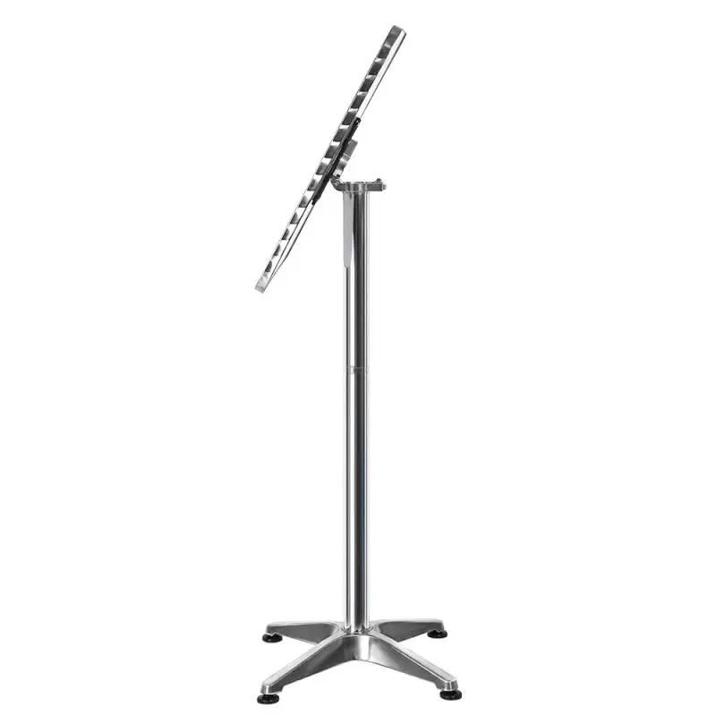 1PCS Silvery Outdoor Tables High Quality Aluminum Alloy Folding Table And Chair Set For Furniture Camping Picnics Barbecue HWC