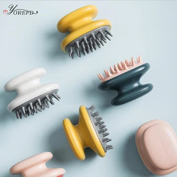 

OYOREFD Bathroom Silicone Shampoo Brush Comfortable Scalp Massage Brush Shower Spa Massage Head Hair Comb Bathroom Products