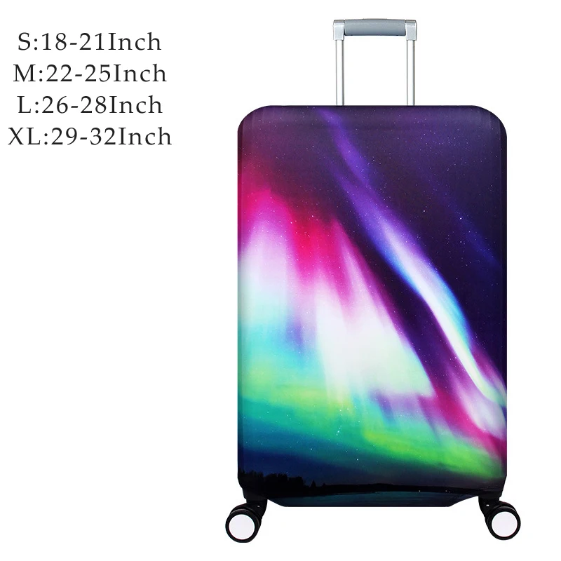 Luggage Cover 17 Защитный чехол для чемоданов эластичный уплотненный дорожный мешок для пыли багажные Чехлы аксессуары защитный чехол для костюма чехол 112 - Цвет: Luggage Cover 17