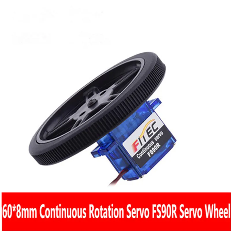 Серводвигатель Feetech FS90R с вращением на 360 градусов 9g микро двигатель + фотоколесо