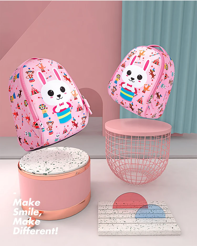 Школьный рюкзак с милым кроликом из мультфильма, школьные сумки для девочек, детский школьный ортопедический Модный повседневный рюкзак, новинка