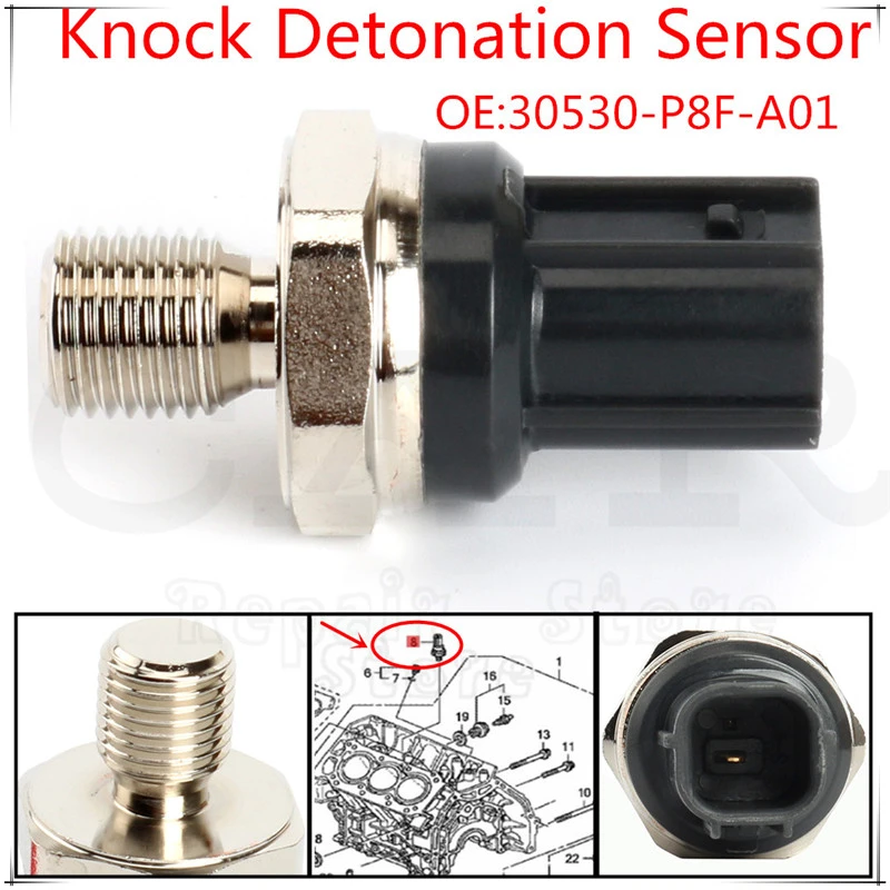 Knock Sensor Or With Connector Harness Pug For Honda Acura Accord