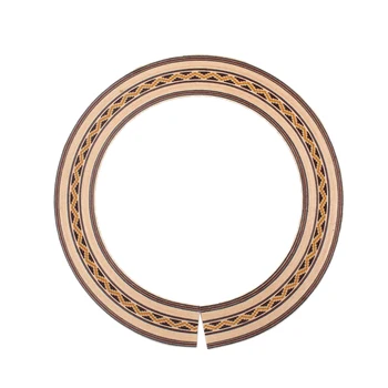 

Guitar Rosette Accessories Acoustic Guitar Sound Hole Soundhole Rosette Wooden Guitar Parts Accessories GXB04 (Brown)