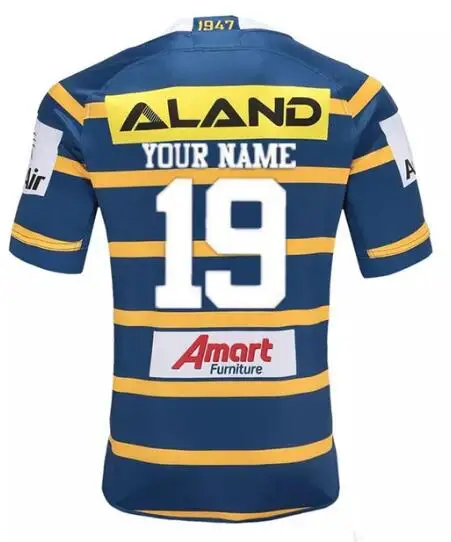 Коричневый 19 20 PARRAMATTA EELS Мужская Джерси размер S-3XL пользовательские названия и номера - Цвет: Коричневый
