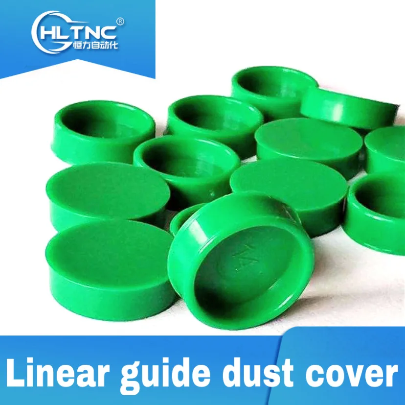 50pcs Dust Cover On Silver Linear Guide Rail Line Rail Dust Cap Screw