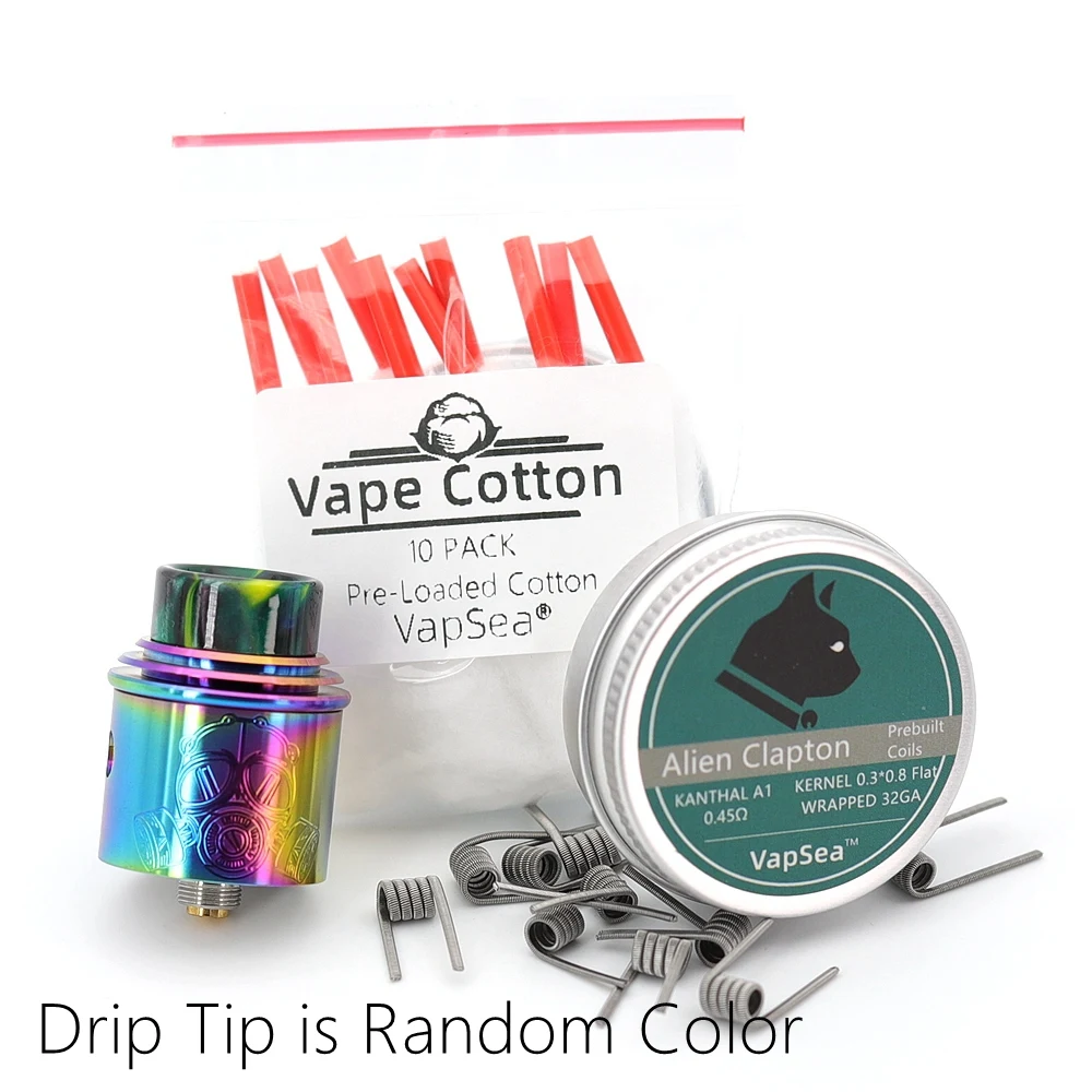 Испаритель VapSea Apocalypse GEN 2 RDA бак для восстановления 24 мм с сквонк BF PIN 510 бокс мод