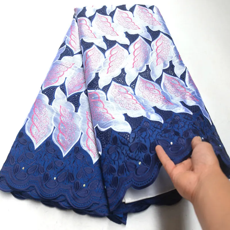 2020 Новое поступление высокое качество фототкань 5 ярдов 100% хлопок швейцарская