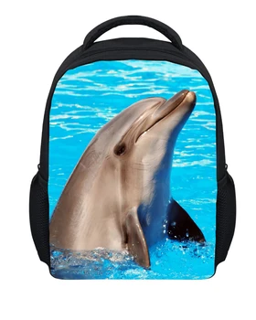 

Fashion 3D Animal Dolphin Backpack for Girls Children School Backpack Preschool Baby Kindergarten Book Bags Mochila Infantil