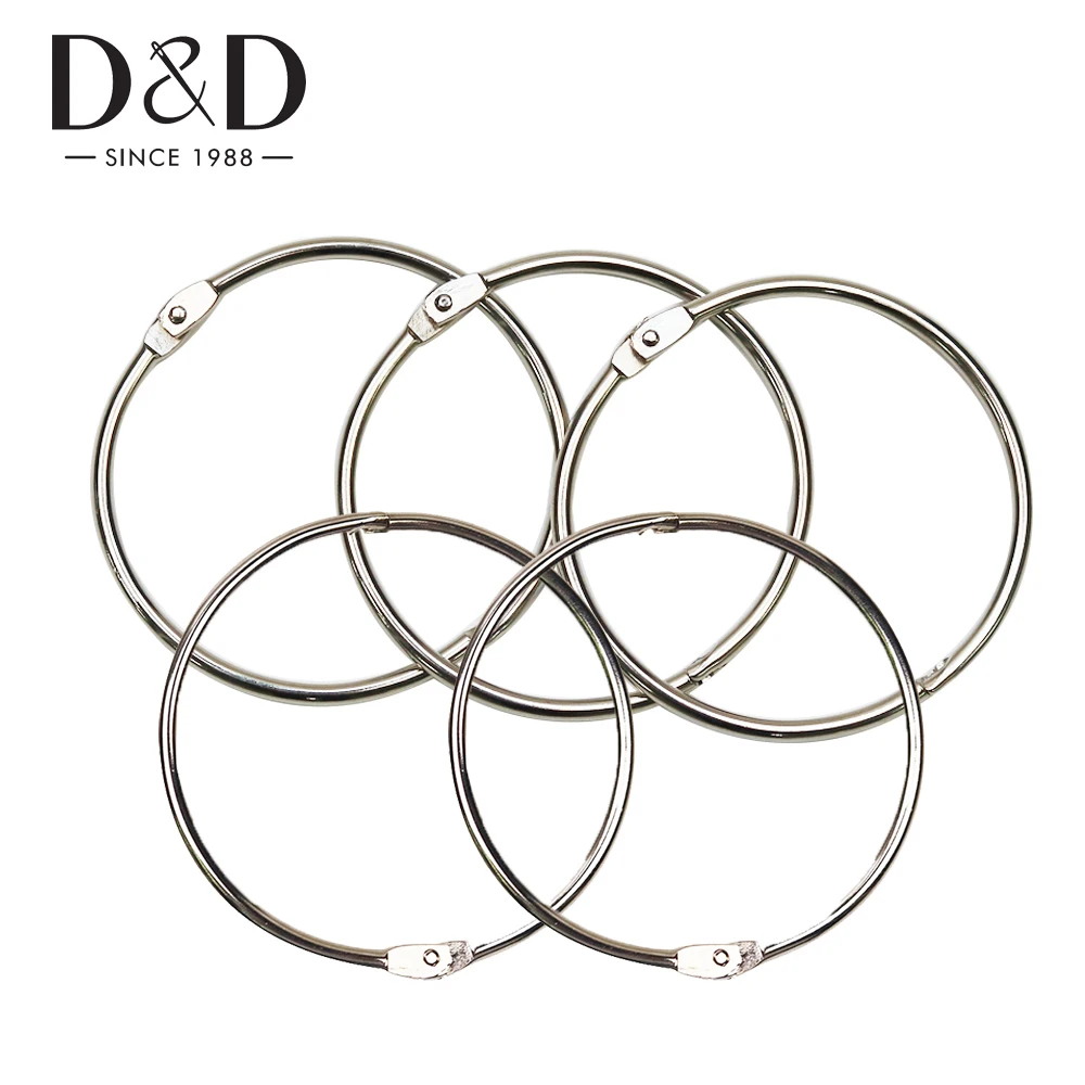 

50/100pcs Metal Bobbin Ring Thread Bobbin Floss Storage Holder for DIY Cross Stitch Embroidery Sewing Tools