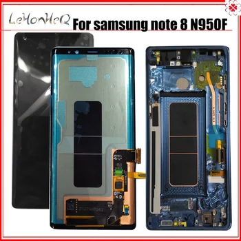 

100% Original LCD For Samsung Galaxy Note 8 N950F N950FD LCD Display Touch Screen Digitizer Assembly with frame