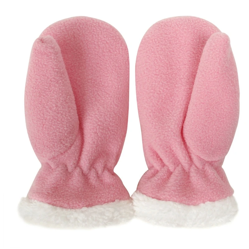 8 Colors Kids Baby Winter Windproof Plush Gloves Boys Girls Fluffy Fleece Thick Full Finger Mittens for 2 3 4 5 6 7 8 Years Old