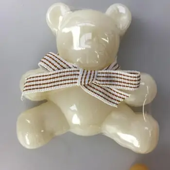 

Children'S Handmade Bear Soap Stripe Tie Foam Is Fine Gentle And Moist Gently Moisturizing Cleansing The Skin 1 Pcs