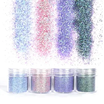 

Colorful Gradient Glitter Powder Shiny Chunky Glitters For Resin Jewelry Making