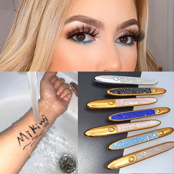 

Mikiwi New 2 IN 1 Self Adhesive Liquid Magic Eyeliner For False Eyelashes Waterproof Glue-free Magnetic-free Eyes Cosmetics