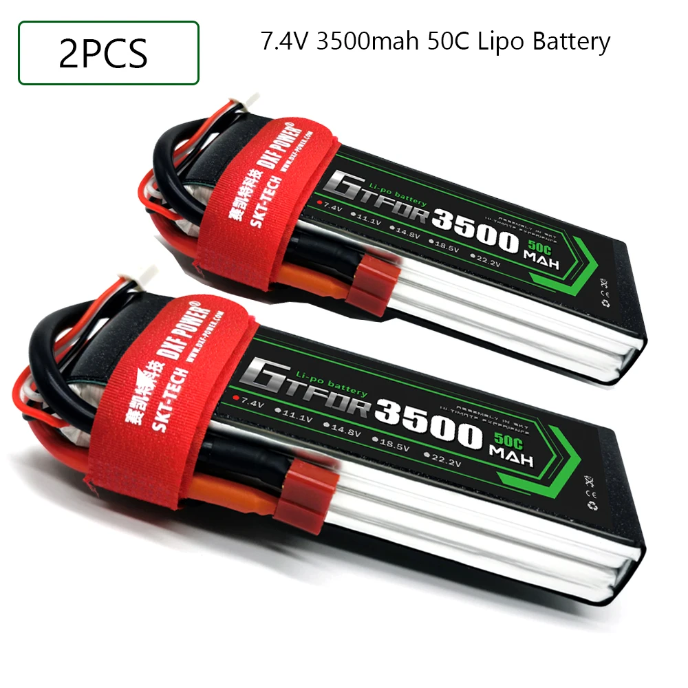 GTFDR 3500mAh 7 4 V 50C-100C Lipo батарея 2S XT60/DEANS/XT90/EC5 для дрона AKKU FPV грузовик четыре axi вертолет