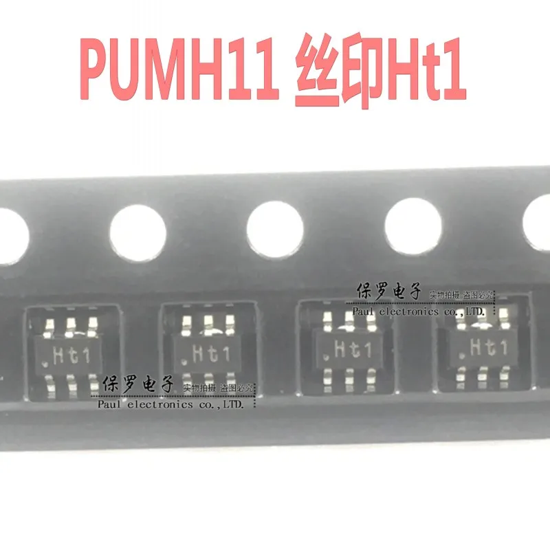 

10pcs 100% orginal new built-in resistance transistor PUMH11 silk screen Ht1 SOT-363 real stock