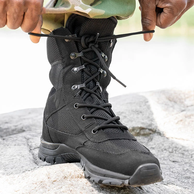 Botas Swat de malla transpirable para hombre y mujer, zapatos cómodos de  entrenamiento, senderismo, acampada, soporte para el tobillo, para verano|Zapatos  de senderismo| - AliExpress