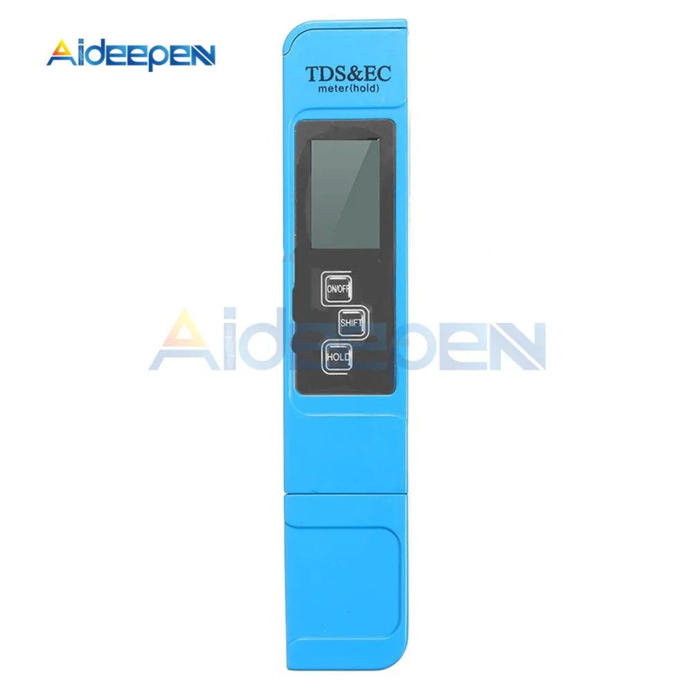 Цифровой измеритель PH 0,00-14,0 PH тестер+ TDS& EC TDS-3 термометр 0-9999us/см 0-9999ppm 0,1-80,0 градусов 3 в 1 монитор воды