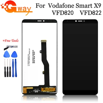 

5.7" For Vodafone Smart X9 VFD-822 VFD-820 VFD822 VFD820 LCD Display+Touch Screen Digitizer Assembly Spare Part+Tools+Adhesive