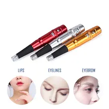 Permanent Makeup Tattoo Machine Pen Kit Professional Electric eyebrow tattoo Gun For Tattoos eyebrows Eyeliner Lip machine brand
