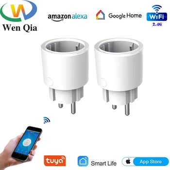 

EU wifi Smart Plug Adaptor 10A with Power Monitor wifi wireless Smart Socket work with Google Home Alexa Voice Control,Wifi Plug