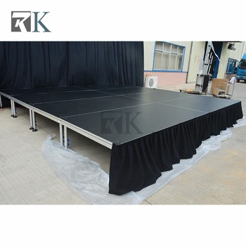 

Dual load 1m*2m platform portable stage 50cm-80cm adjustable legs for concert wedding event