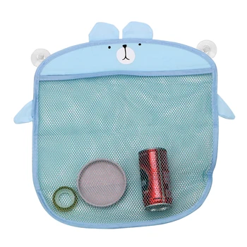 

NICEYARD Baby Bath Toys Shampoo Organizer Net Mesh Bag Kitchen Bathroom Storage Bags Wall Sucker Hanging Home Supplies