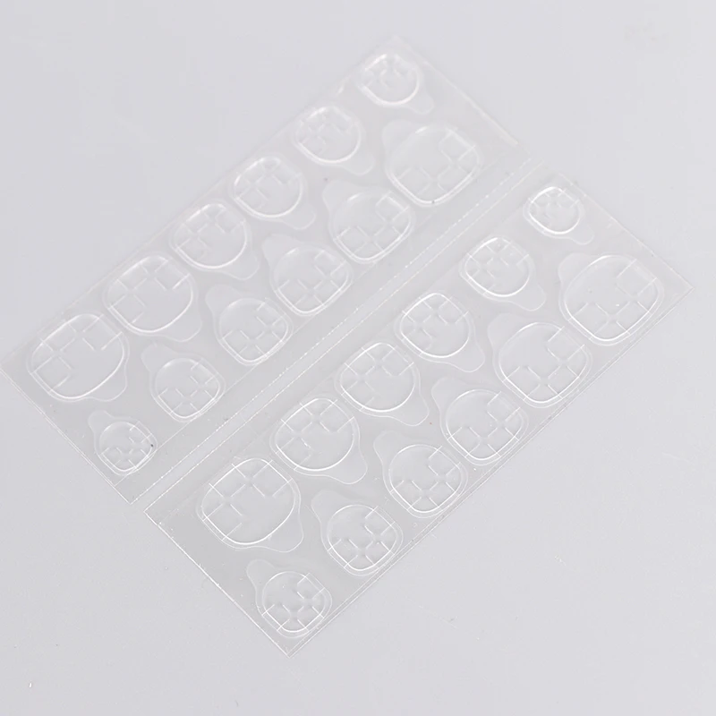 Transparent Double Side Adhesive Tapes Glue Sticker DIY Tips For Fake Nail Acrylic Manicure Gel Makeup Tool 120/240Pcs nail art tools nail glue nail glue tape