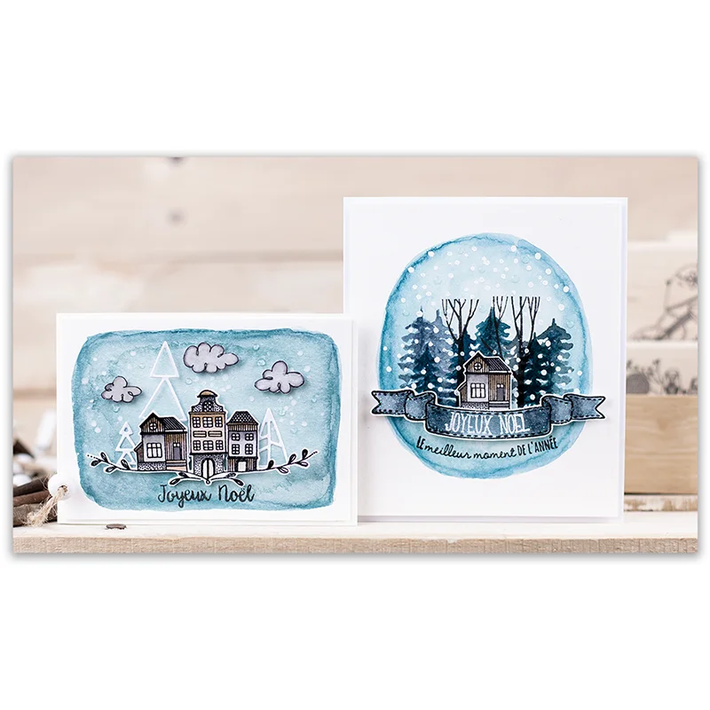 CH carte noel прозрачный силиконовый штамп/печать для DIY скрапбукинга/фотоальбома декоративные прозрачные штамп листы