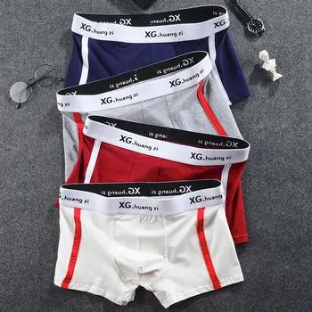 

Men's Underwear Boxer Pants Cotton Personality Student Comfort Korean Style Sports Boxers Shorts Bermuda Masculina Calzoncillos