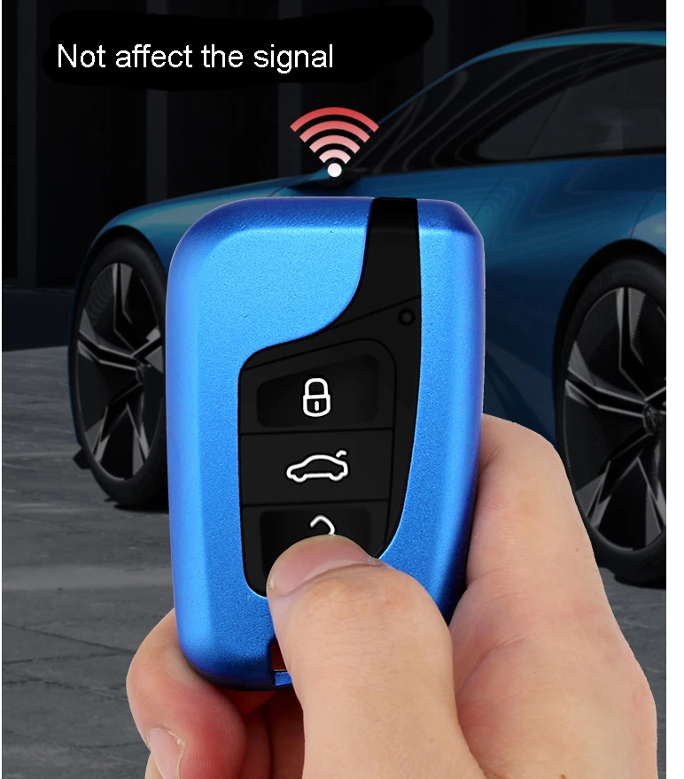 Для автомобилей из алюминиевого сплава чехол для ключей для Volkswagen Magotan B8 Passat CC авто аксессуары автостайлинг