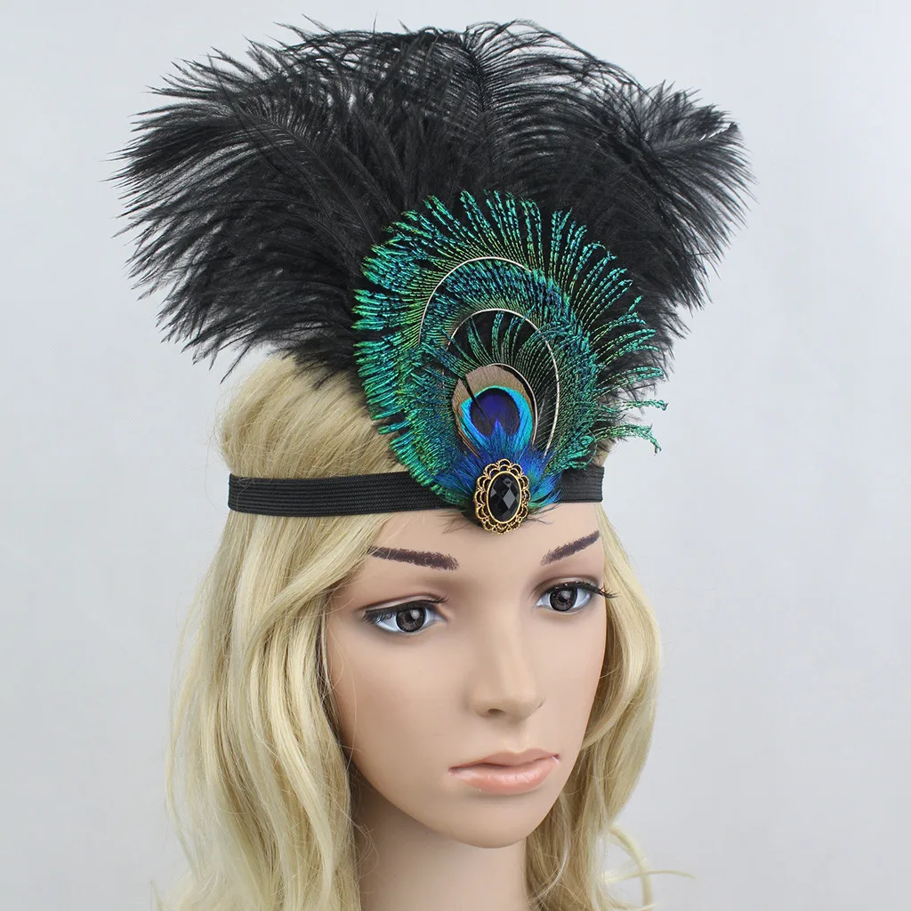 Вуалетки для женщин Чай Вечерние свадебное украшение на голову брошь-перо заколка для волос