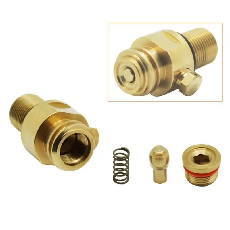 

Cylinder CO2 Refill Adapter TR21-4 Thread Converter Fit for W21.8-14 Connector