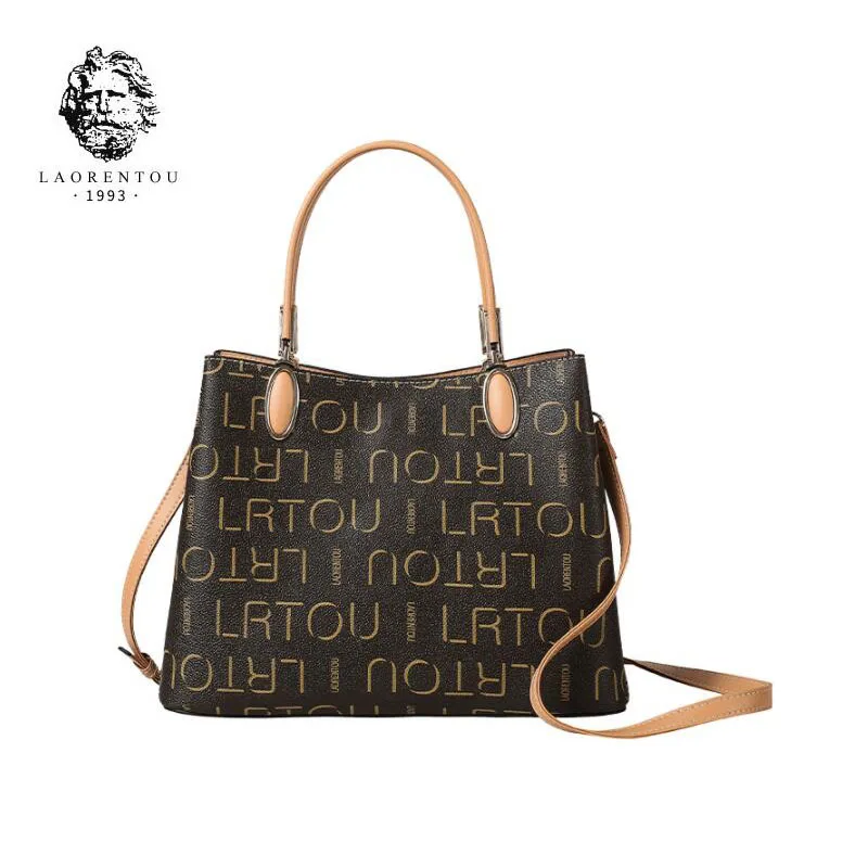

LAORENTOU 2019 fashion shoulder messenger bag Portable tote bag